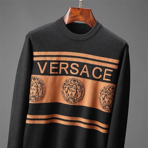 versace sweatshirt replica|versace crew neck sweater.